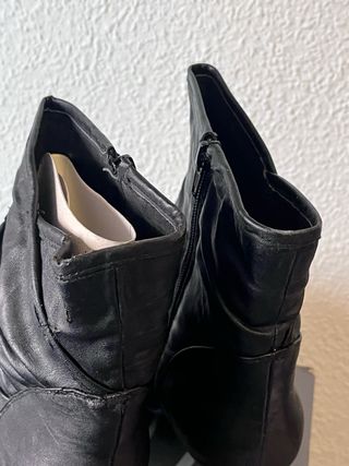 Botines negros de mujer con tacón