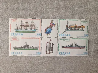 Set 2 foglietti francobolli Italia