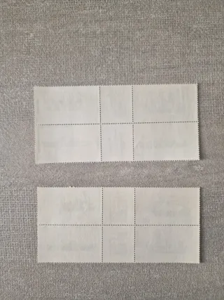 Set 2 foglietti francobolli Italia