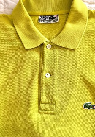 Camisa Lacoste Verde Pistacho Talla 8