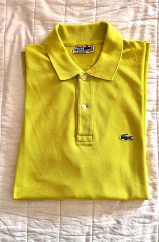 Camisa Lacoste Verde Pistacho Talla 8