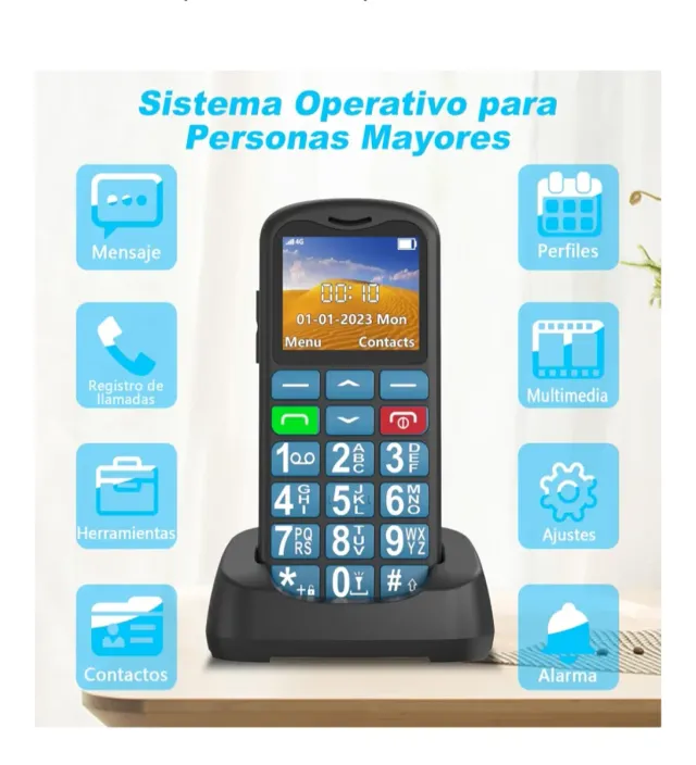 Teléfono Móvil para Personas Mayores
