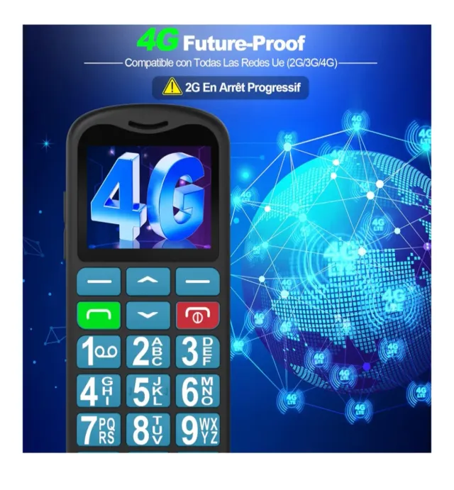 Teléfono Móvil para Personas Mayores