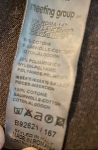 Felpa DEHA marrone con zip e cappuccio