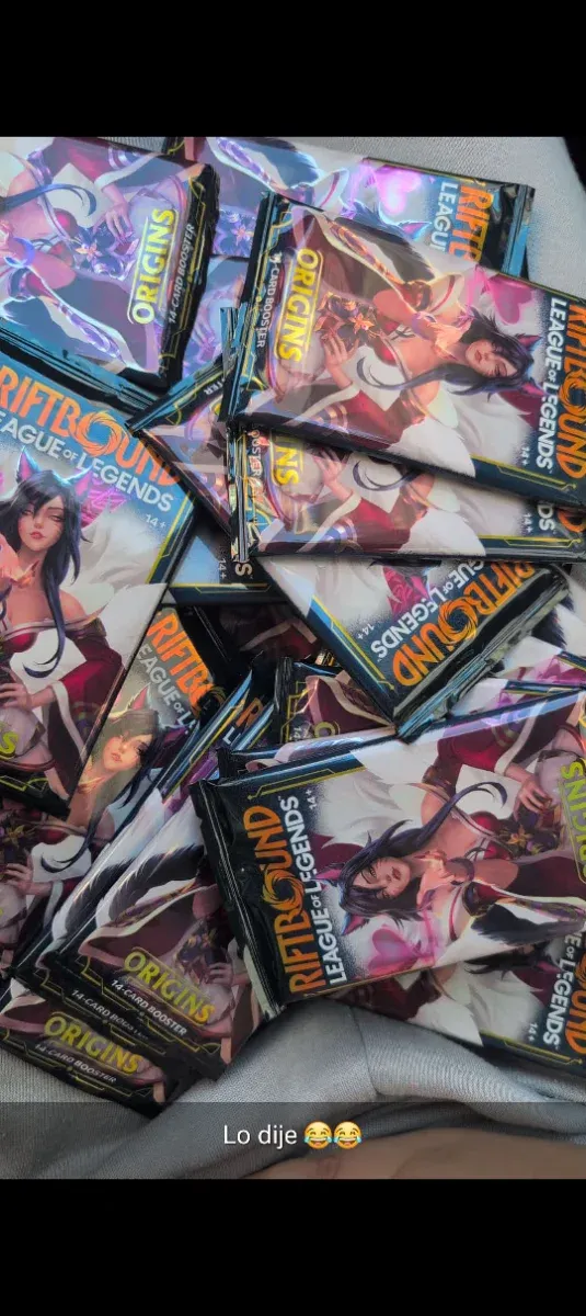 10 Sobres Riftbound League of Legends Sellados