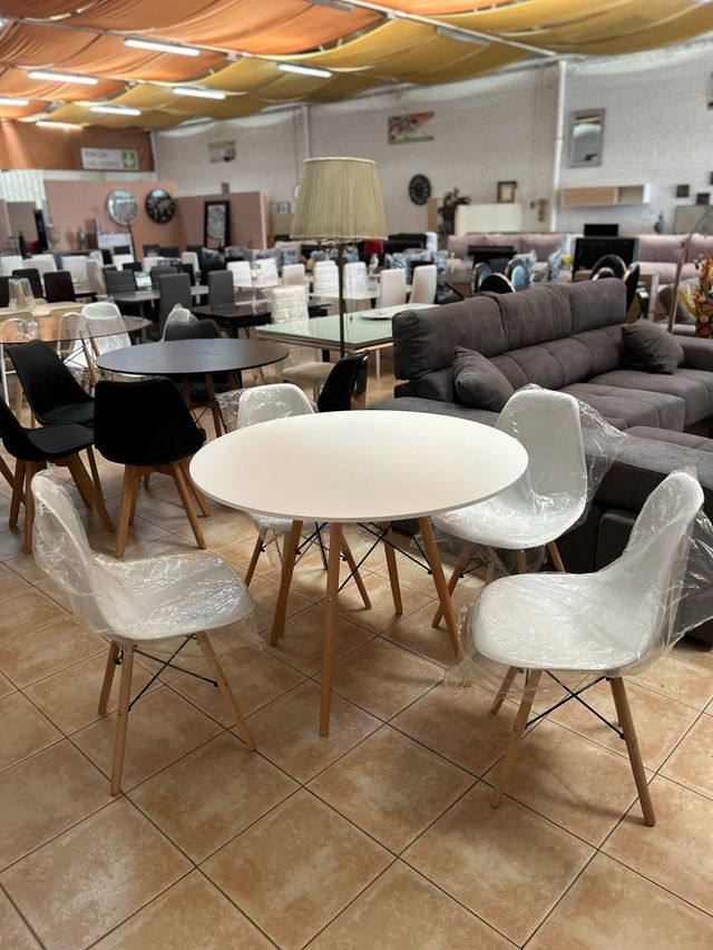 Mesa redonda comedor moderna nórdica NUEVA