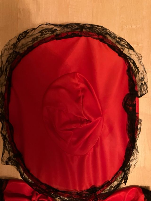 Disfraz Dama Rojo Talla 11/14 años