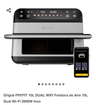 Freidora de Aire Origial Fryfit 10L Dual Wifi