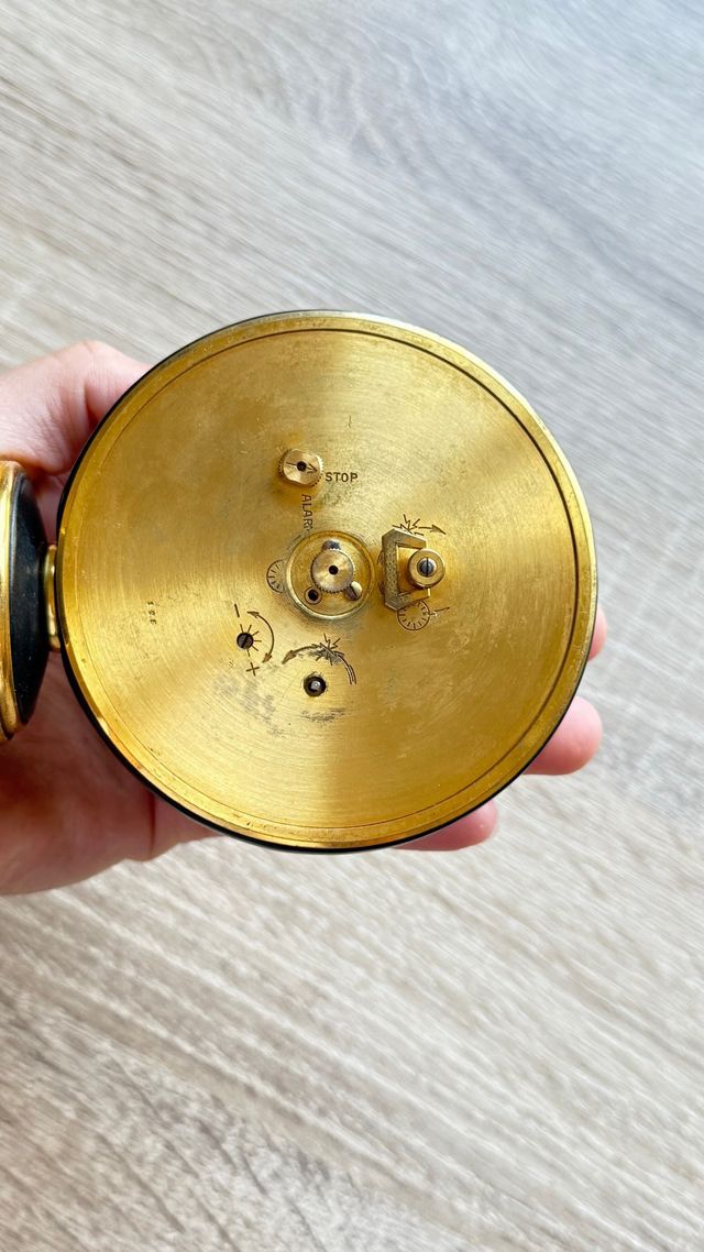 Reloj Jaeger LeCoultre suizo de sobremesa años 50