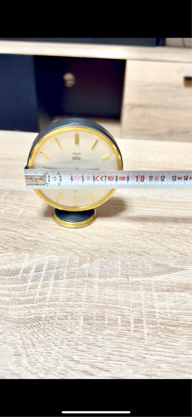 Reloj Jaeger LeCoultre suizo de sobremesa años 50