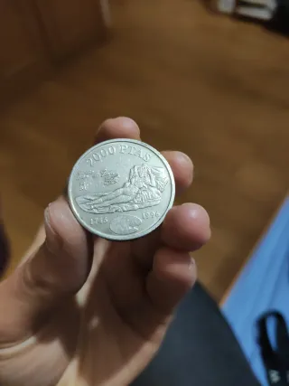 Moneda de Plata 2000 PTAS 1996