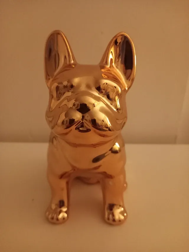 Hucha Cerámica Dorada