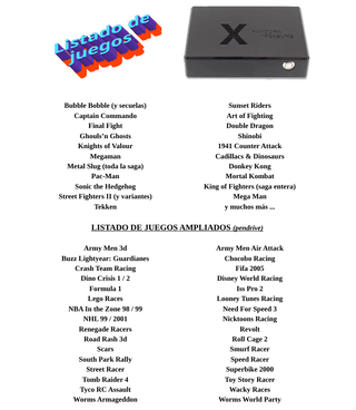 Pandora Box Miniarcade Retro 3100 + juegos extra