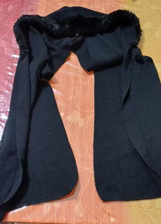 Sciarpa cappello donna nero