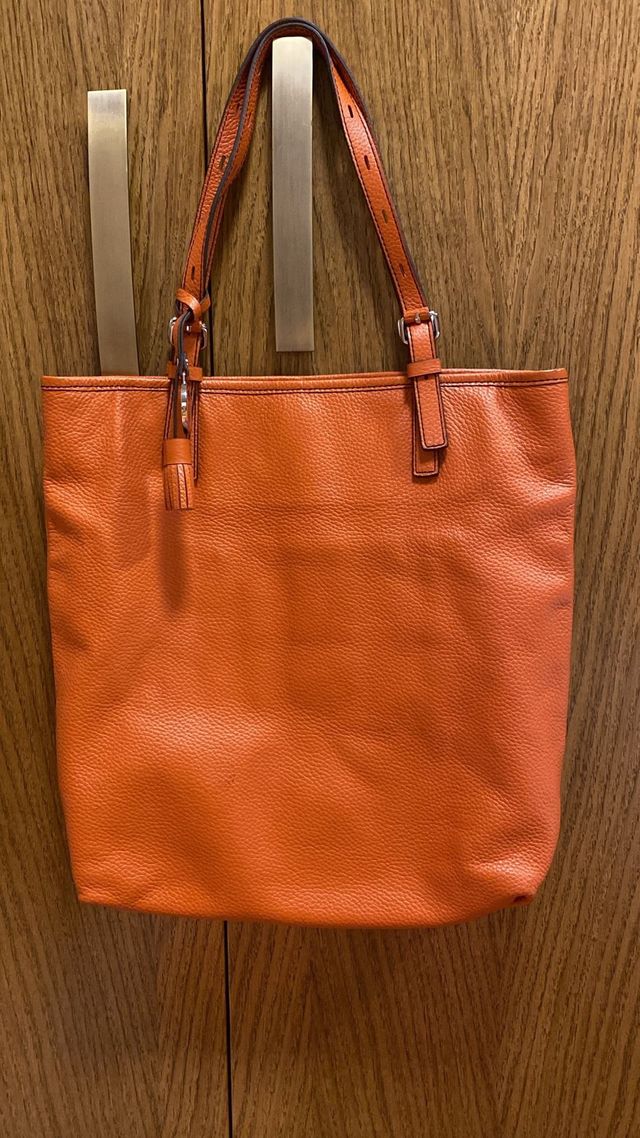 Bolso Tous Piel Naranja Nuevo Sin Estrenar