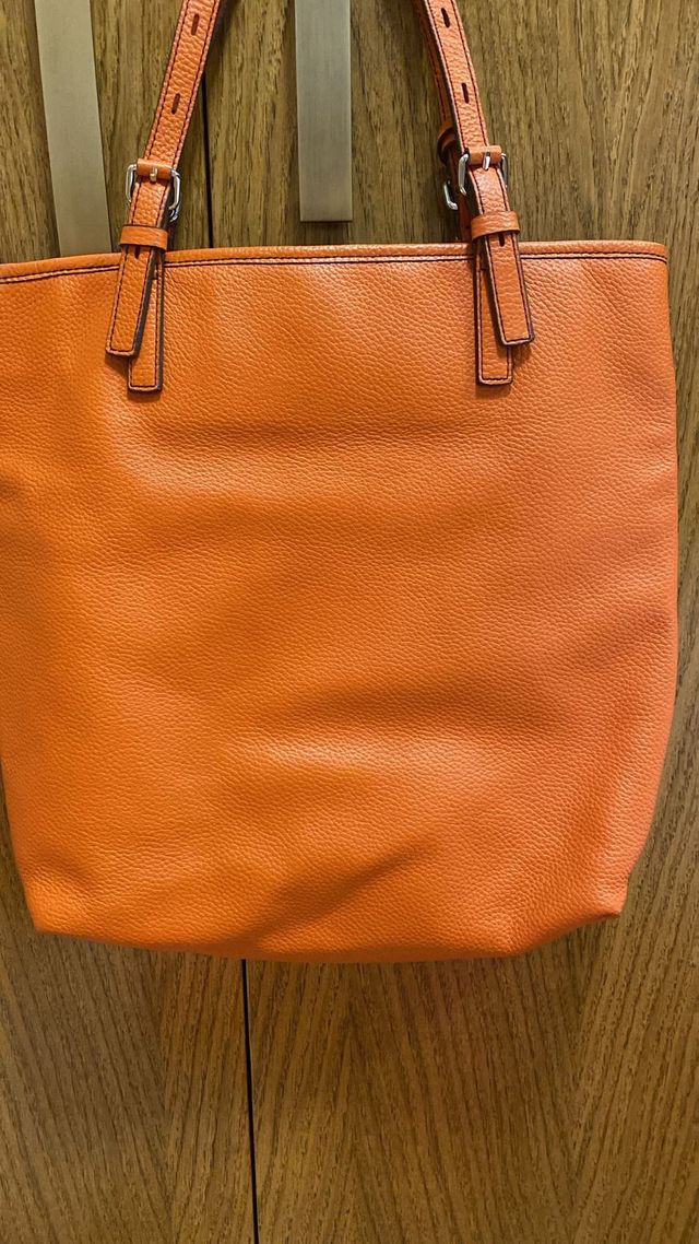 Bolso Tous Piel Naranja Nuevo Sin Estrenar