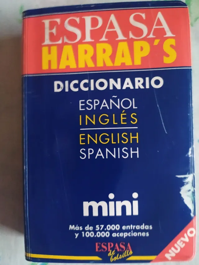 Diccionario español-ingles mini harraps