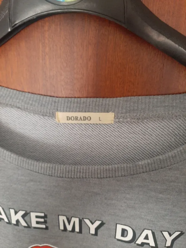 Sudadera gris Make My Day Talla L