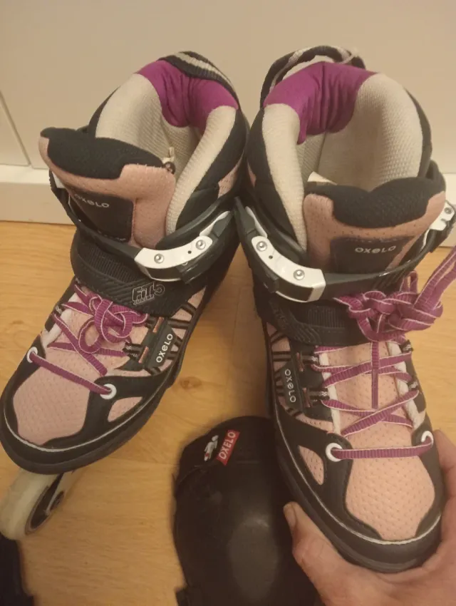 Patines Oxelo Talla 35-38 Rosas