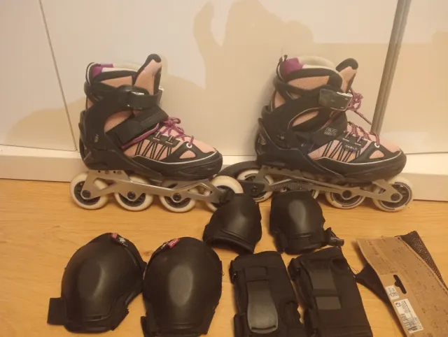 Patines Oxelo Talla 35-38 Rosas