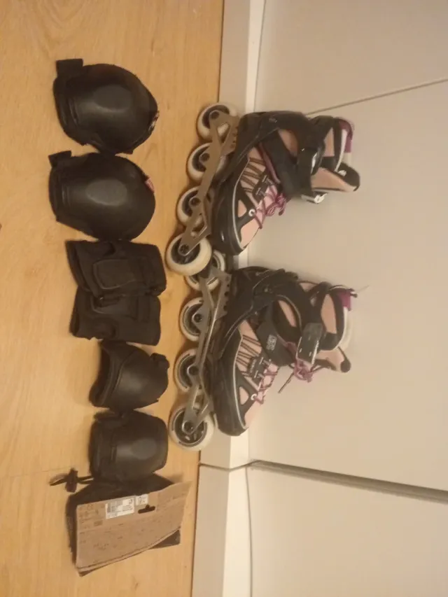 Patines Oxelo Talla 35-38 Rosas