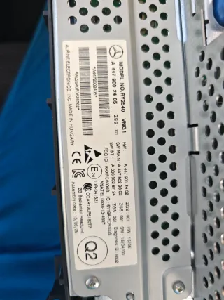 Pantalla Mercedes-Benz Radio Navegador