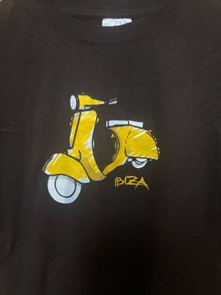 Camiseta Ibiza Vespa Marrón