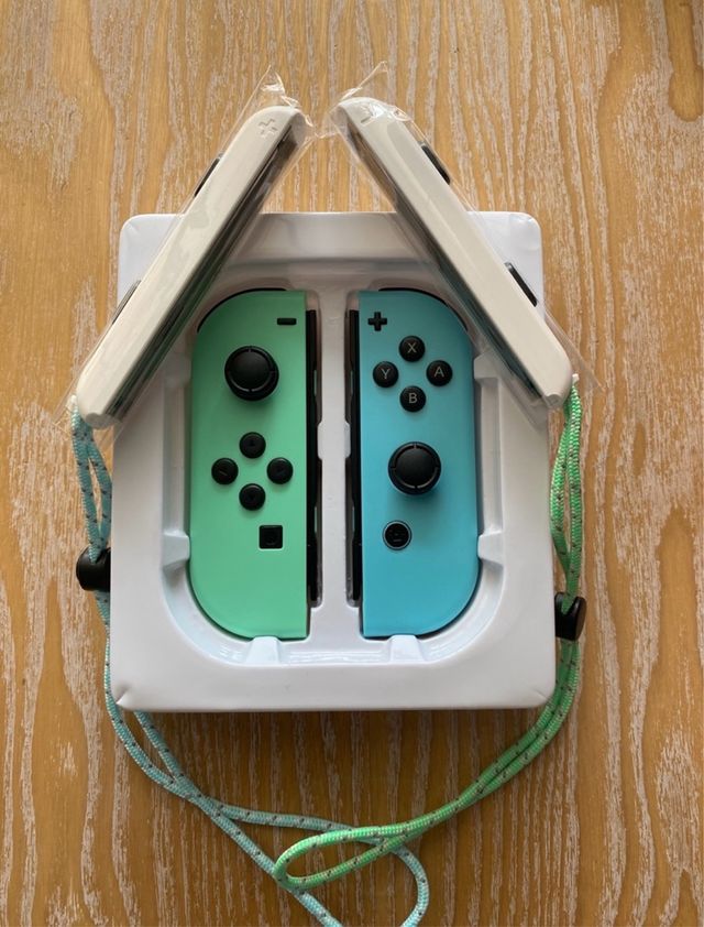 Joycons Animal Crossing Nintendo Switch