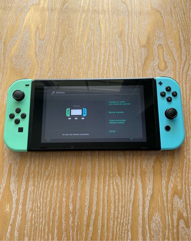 Joycons Animal Crossing Nintendo Switch