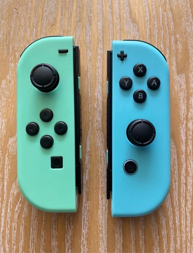 Joycons Animal Crossing Nintendo Switch