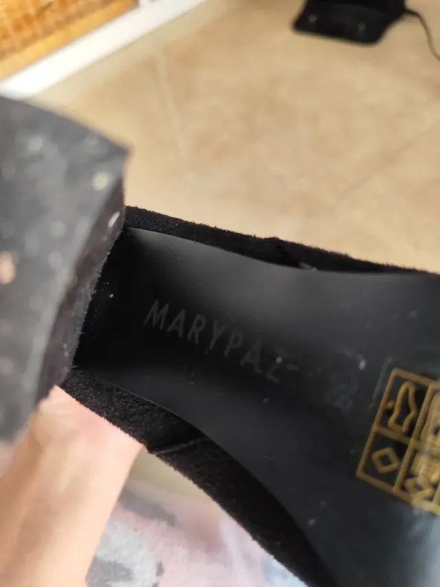 Botines negros tacón Marypaz