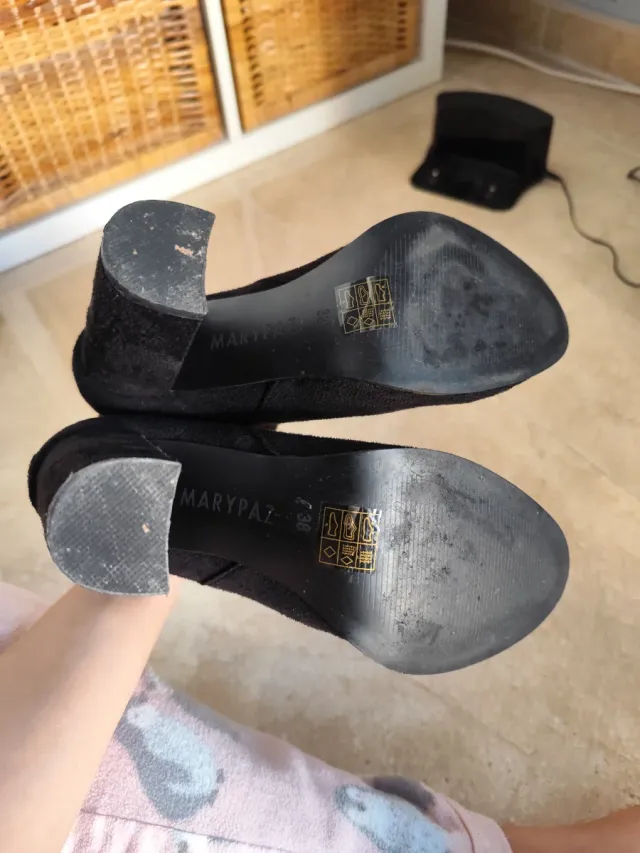 Botines negros tacón Marypaz