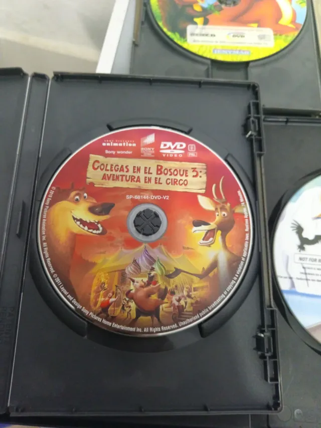 Lote 4 DVDs Dibujos Animados Infantil Español