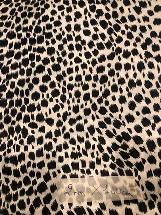 Tessuto stoffa fantasia maculata poliestere