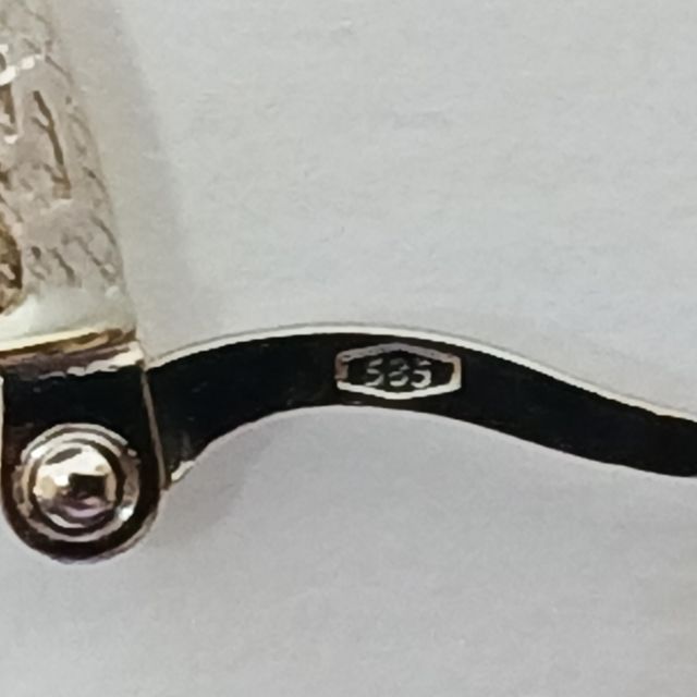 Pendientes Dos Oros 14k Aros Medianos Motivos