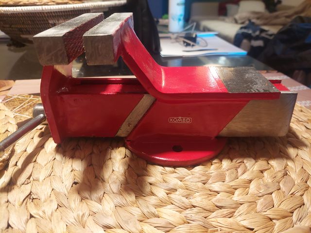 Morsa da banco in acciaio inox