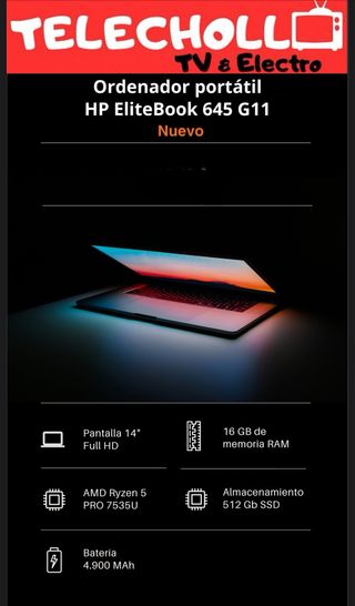 HP Elitebook 645 G11 R5 PRO 16/512