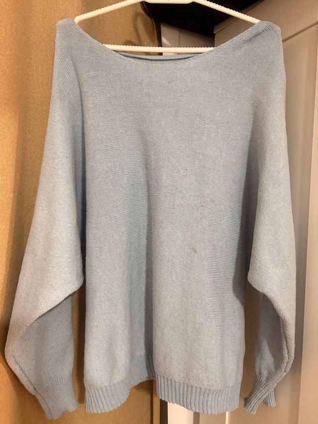 Jersey azul de punto