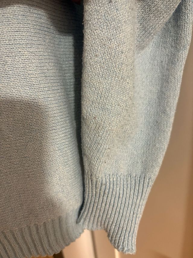 Jersey azul de punto