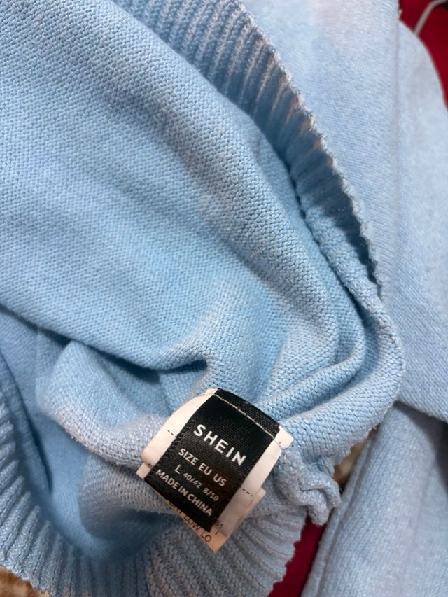 Jersey azul de punto