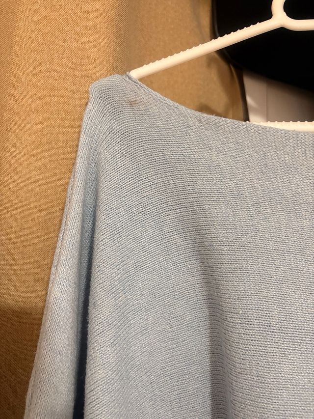 Jersey azul de punto