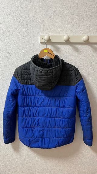 Cazadora Mountain azul y gris