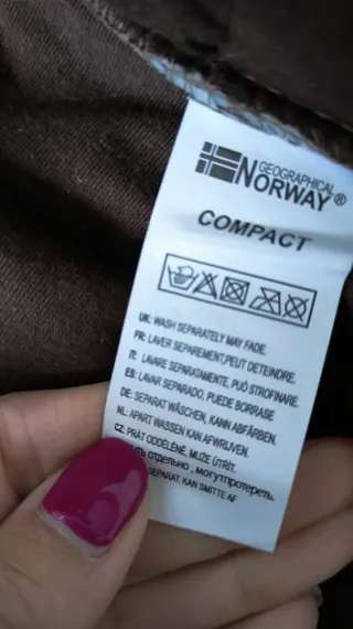 ♨️ Chaqueta Geographical Norway Talla M Marrón