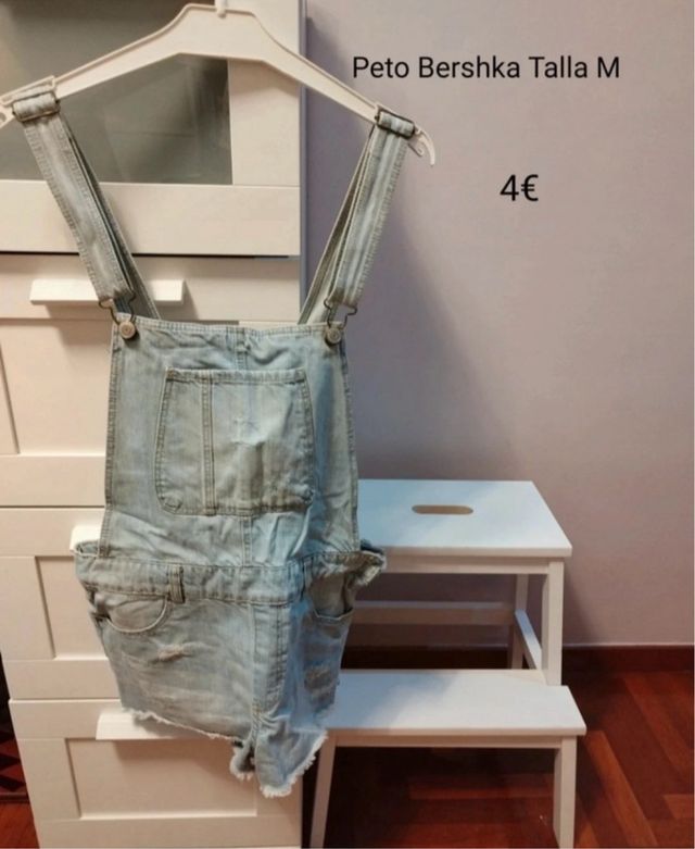 Peto vaquero Bershka talla M