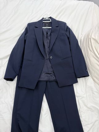 Traje Mango Azul Marino Talla 34