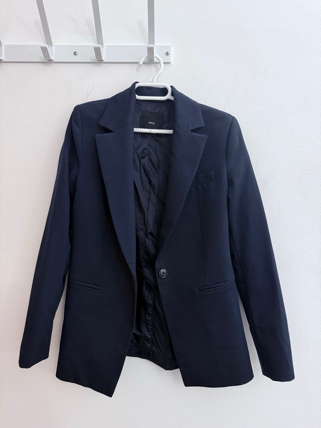 Traje Mango Azul Marino Talla 34