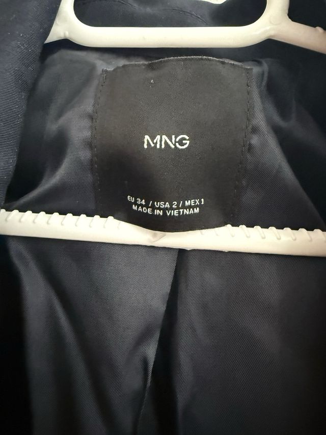 Traje Mango Azul Marino Talla 34