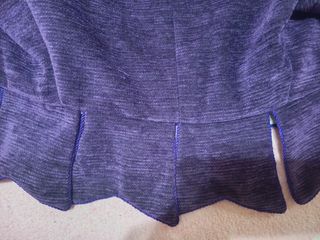 Corpiño fallera chenilla morado