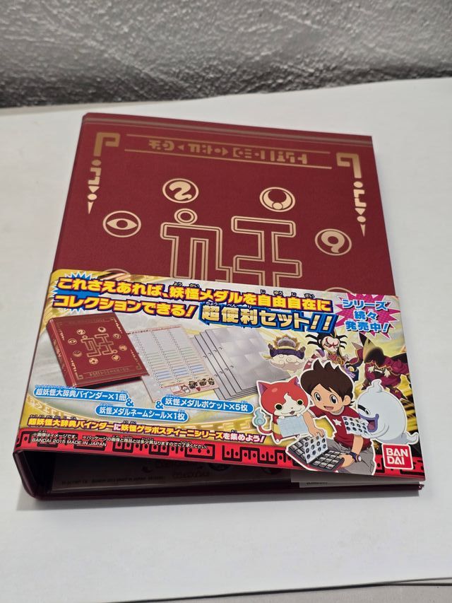 archivador medallas yokai album yo-kai watch ark a