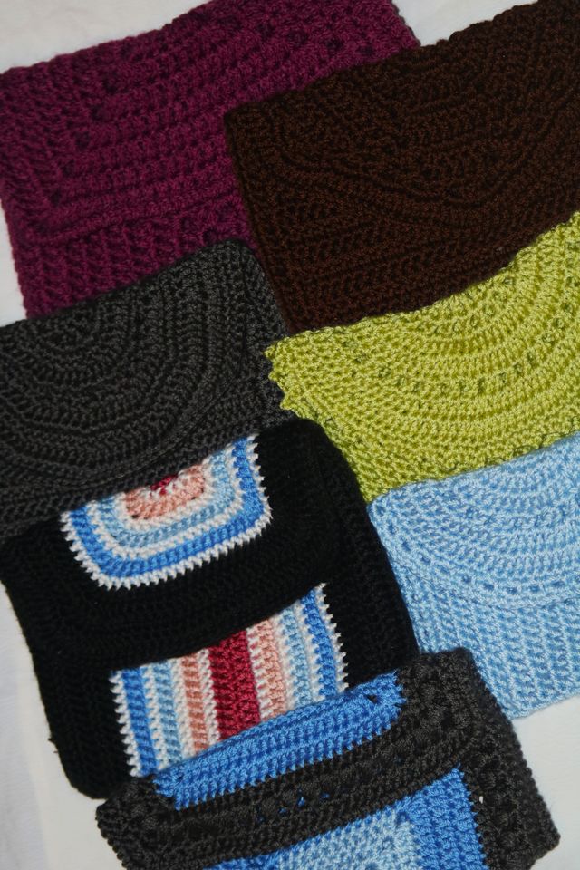 Monederos de crochet hechos a mano